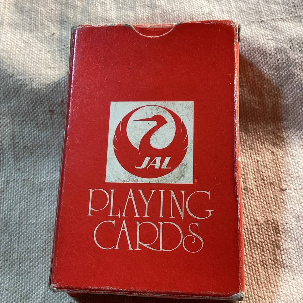 JAL Japan Airline playing cards deck